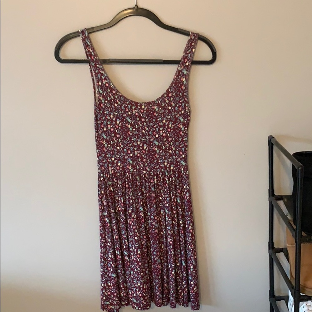 flower printed dress
